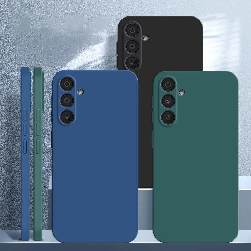 Per Samsung Galaxy A15 Custodia Samsung Galaxy A05S A05 A15 A25 A35 A55 5G Cover Custodia Posteriore In Silicone Liquido Di Lusso Antiurto