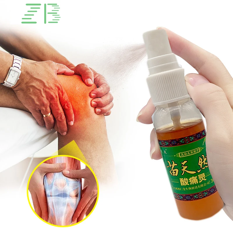 

30ml Knee Pain Relief Spray Rheumatism Arthritis Knee Pain Relief Muscle Ache Joint Sprain Tiger Orthopedic Medical Plaster