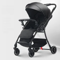 Newly Upgraded Stroller with High View Two-way Push Trolley That Can Sit and Lie Down Shock Absorption and Portable