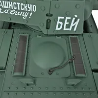 TK-7.0 Henglong 1/16 Scale 7.0 Plastic Soviet KV-1 RTR RC Tank 3878 360° Turret Green Toucan 360 Degree Rotation TH17462-SMT4 2
