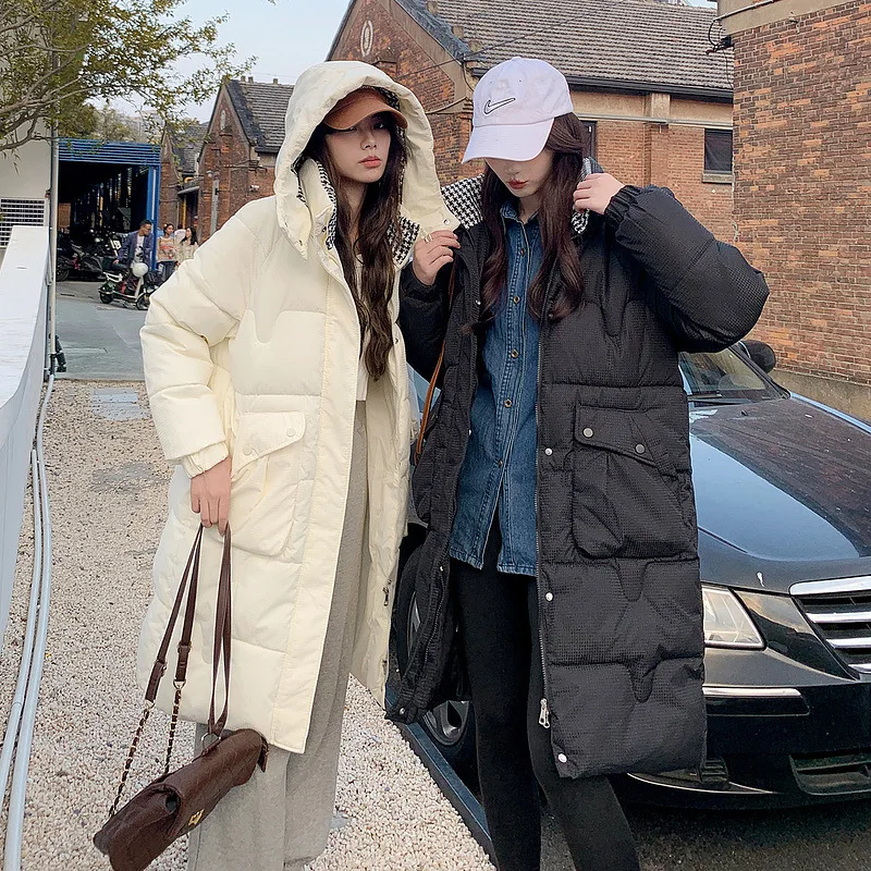 

Removable Hood Cotton Coat Women's Mid-length 2023 Winter New Design Thickened Down Cotton Coat Women's Cotton-padded Jacket