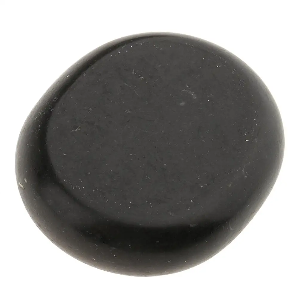 8 Pz/Lotto Big Spa Hot Rocks Pietre Da Massaggio Basalto Naturale 5X6 Cm Nero