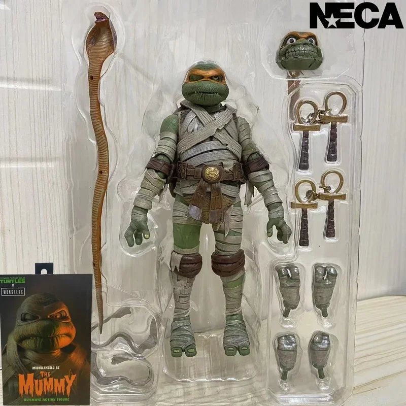 

Genuine Neca 54187 Ninja Turtle Global Monster Mummy Turtle Michelangelo Action Figure Collection Model