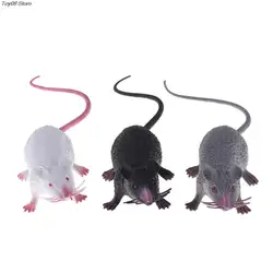 22cm Small Rat Fake Lifelike Mouse Model Prop Halloween Gift Toy Party Decor Practical Jokes Novetly Funny Toys