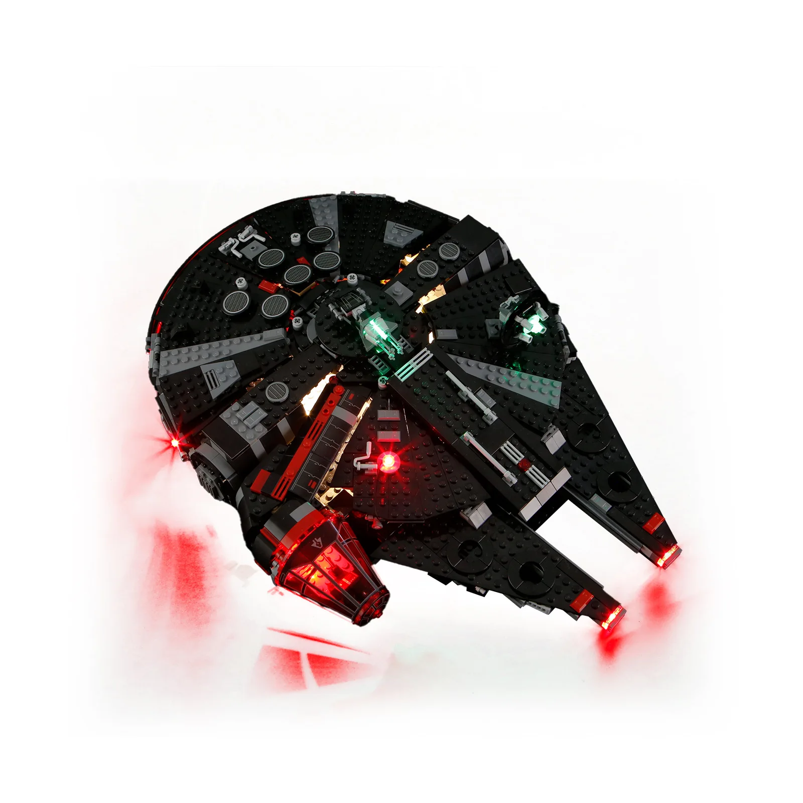 Aliexpress Dg005 Falcon (Only LED Light No Bricks) 75389 Star