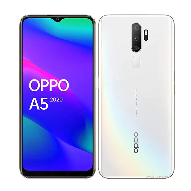 Original Unlocked Oppo A5(2020) Dual SIM 4GB RAM 128GB ROM 6.5 inches 4 Cameras12 MP Octa-core Fingerprint NFC Free Shipping apple refurbished iphone