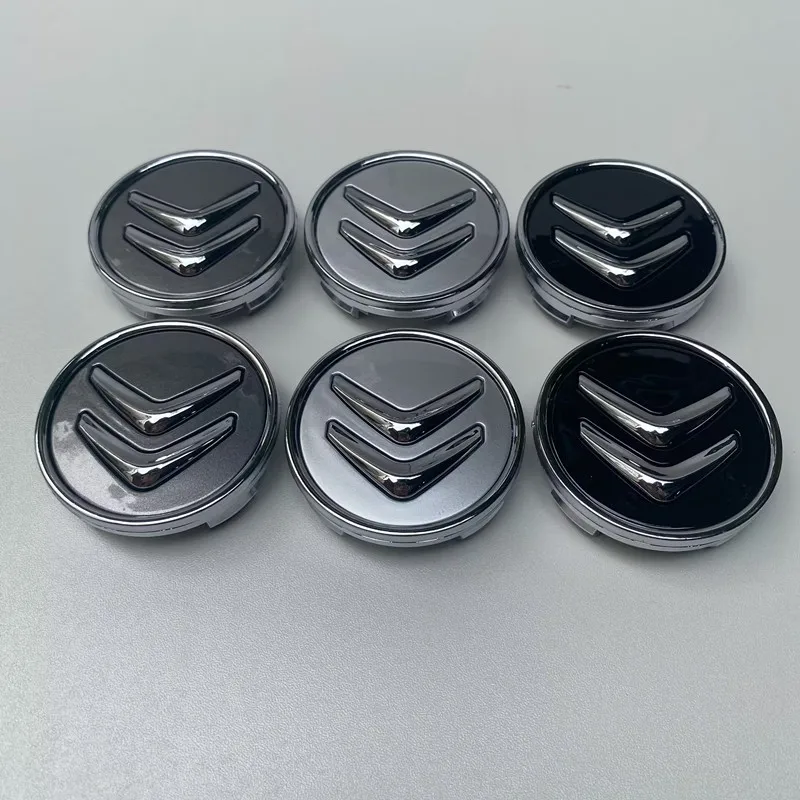 4pcs 60mm 4 pin Car Wheel Center Hub Caps Rim Caps Covers emblem For Citroen C3 C4 C5 C6 C-Quatre Accessories