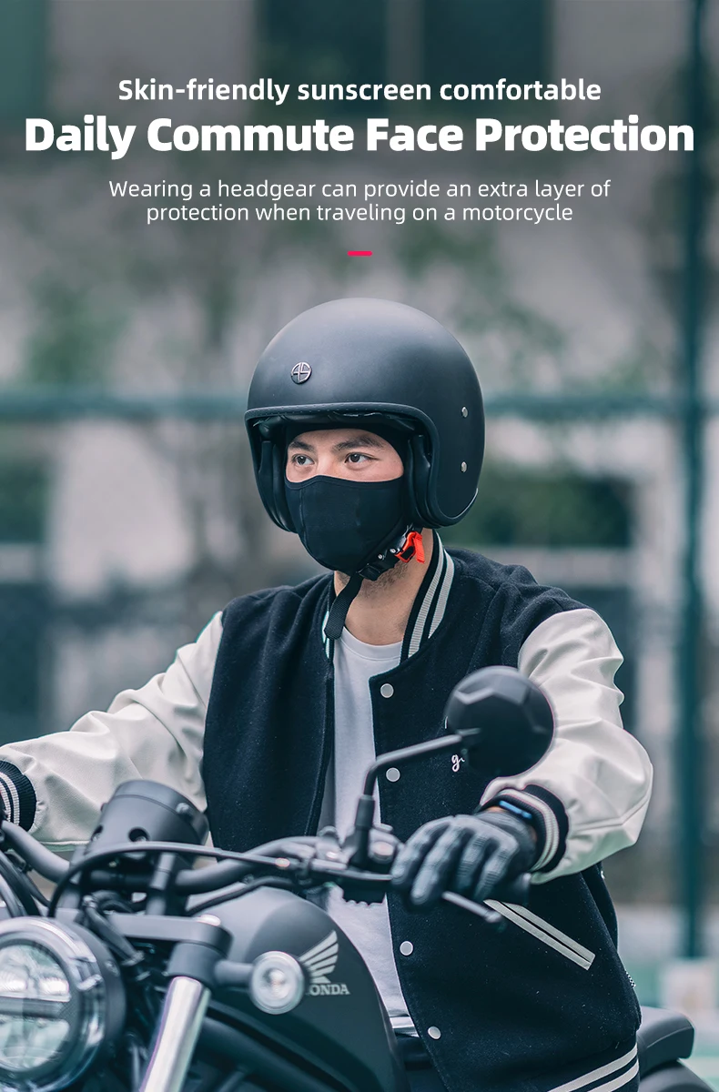 ROCKBROS Sommer Eis Seide Motorrad Bike Caps Atmungsaktiv Schnell Trocknend Fahrrad Volle Gesicht Maske Sport Laufen MTB Rennrad Kappe – Detail 12