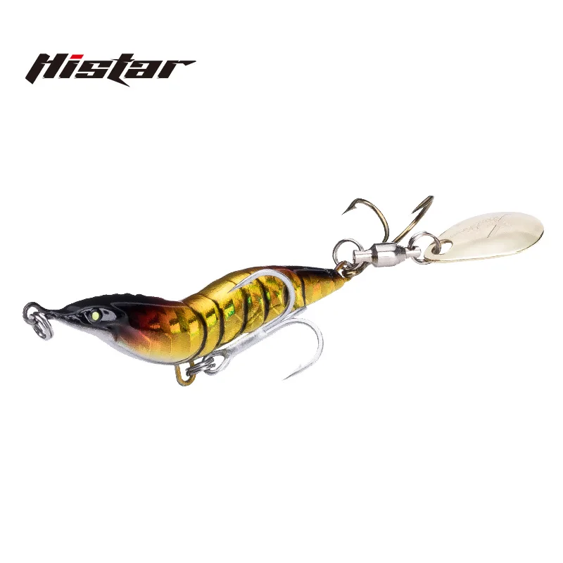 

Histar 10pcs Per Set 35 To 56mm ABS Long Casting Sinking Action Metal Hard Bait 4002 Fast Shrimp Fishing Lure