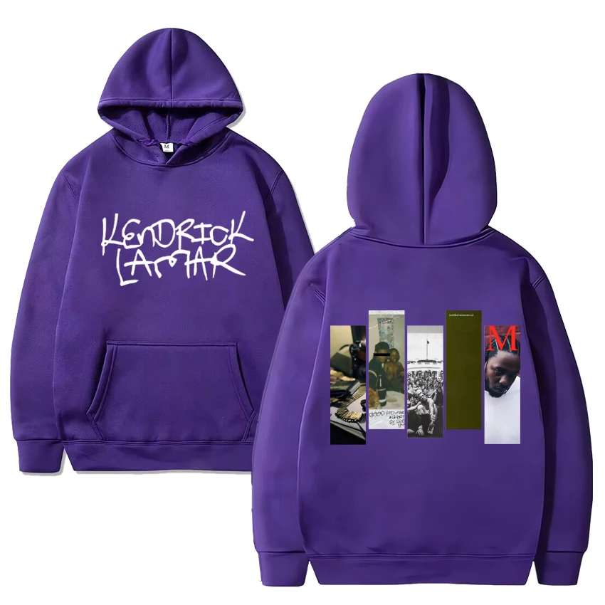 Rapper Kendrick Lamar Album Print Hoodie Men Women Hip Hop Fashion Fleece  Casual Sweatshirts Unisex High Quality pullovers