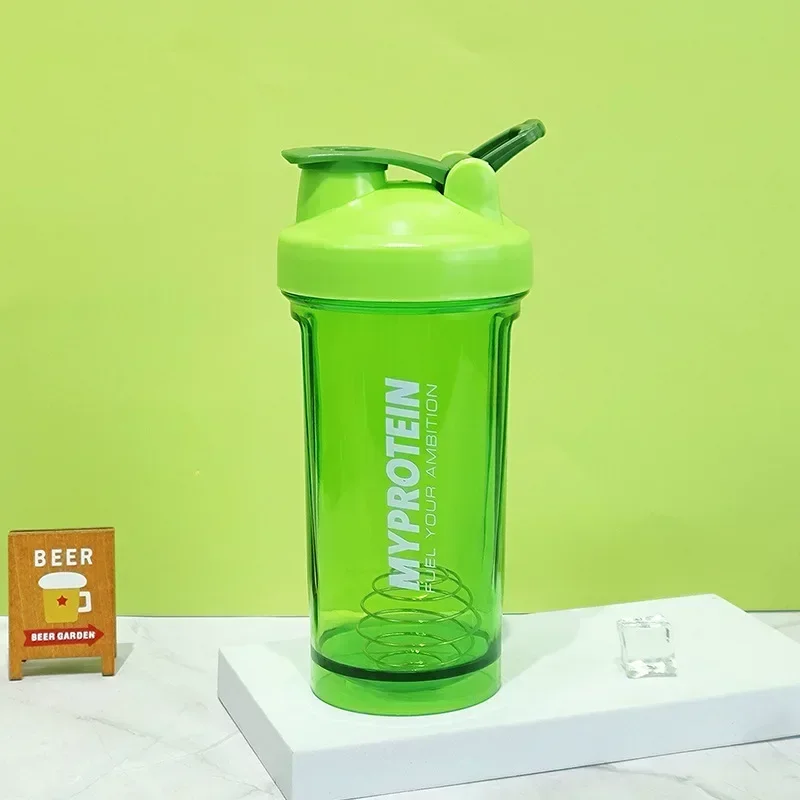 500ml Whey Protein Shaker Bottle Leak Proof Sports Shaker Proteine with  Mixing Ball Gym Water Bottle Bpa Free Plastic Water Cup