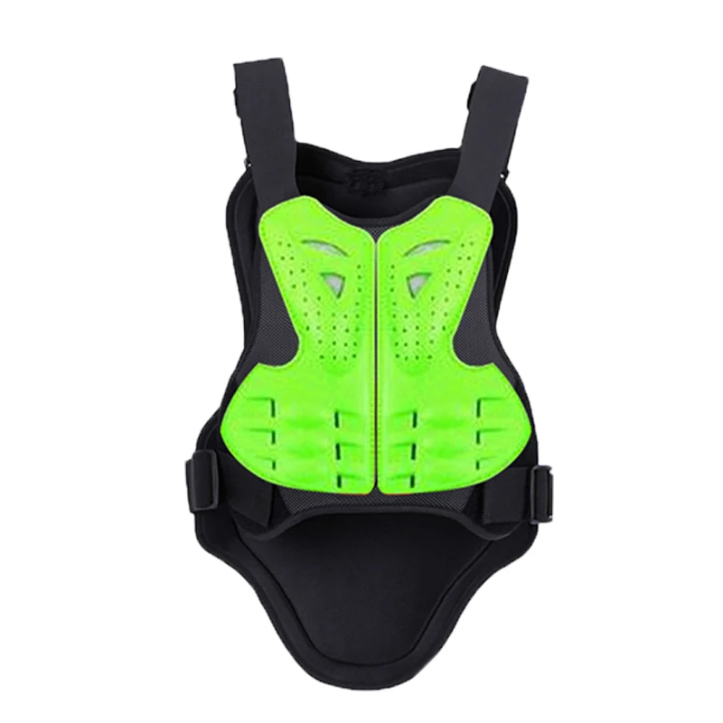 Adult Motorcycle Motocross Riding Armor Vest - PE Hard Shell Shock-Resistant Chest and Spine Protector