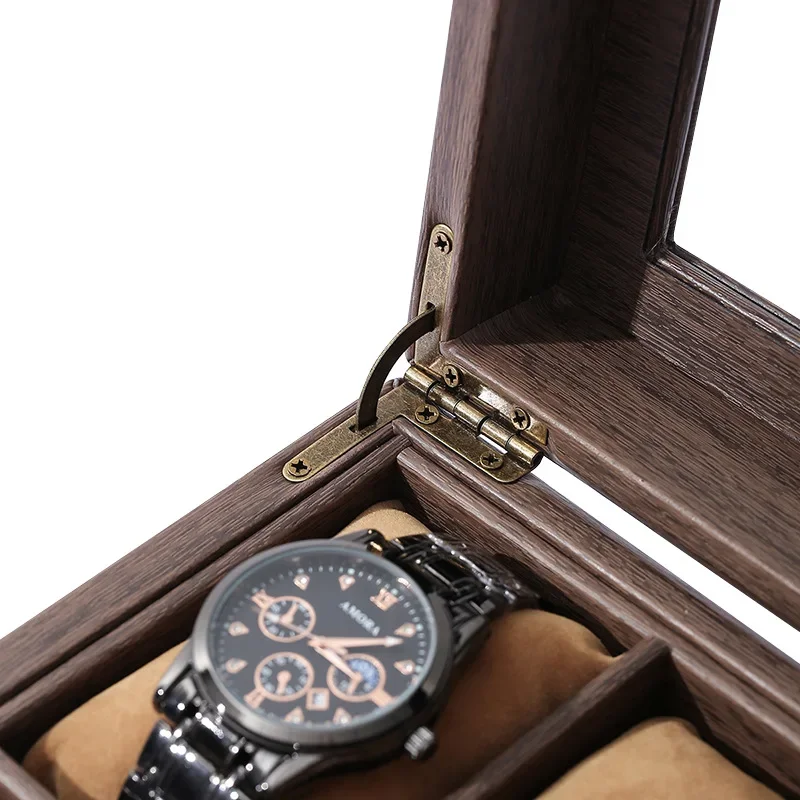 Vue intérieure compartiments montres