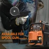 6 in 1 Welding Machine Gas MIG Flux Core Stick Aluminum TIG Spot Spool Gun 250A 5