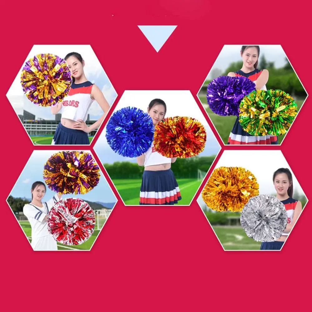 Ring Style Cheerleading Pom Poms Club Sport Supplies Dance Party Decorator