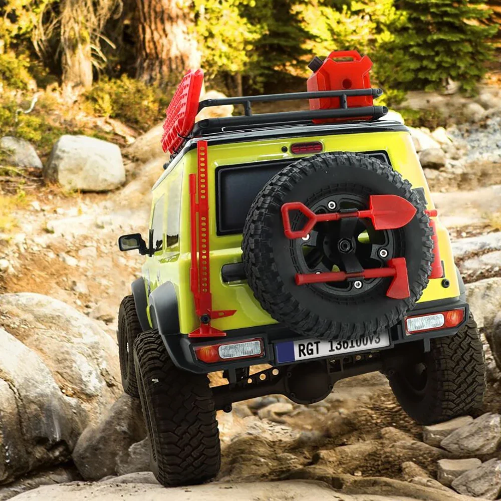 RGT 1/10 4WD Багги RC Вездеход 136100V3 - Зеленый/Желтый/Синий