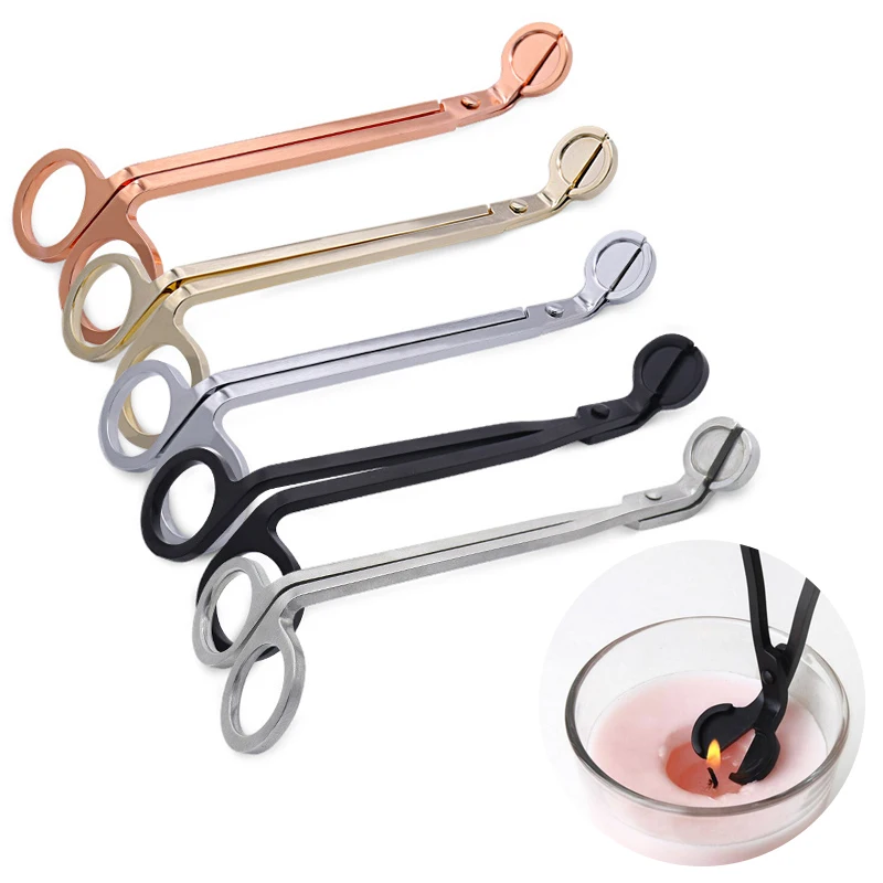 

Candle Scissors Wick Scissors Stainless Steel Candle Cutter Incense Candle Tools Bell Shaped Candle Extinguisher Candle Cover