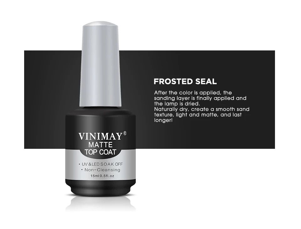 VINIMAY Base & Top Coat Gel Nail Polish