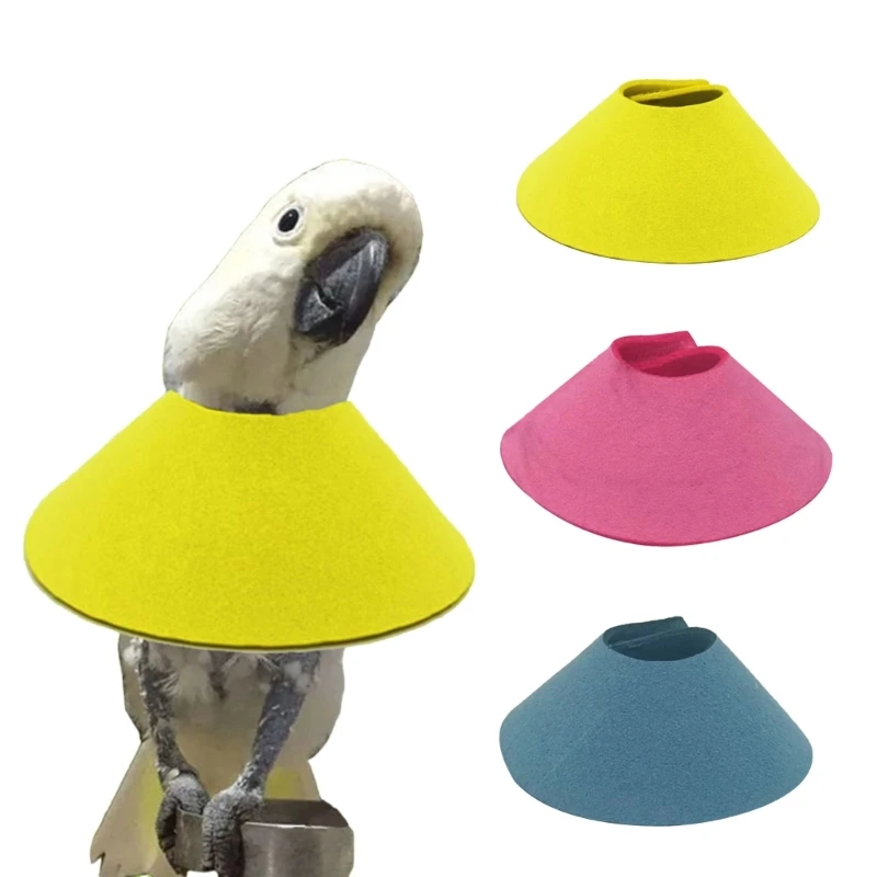 Pet Parrot Anti-Plucking Collar Wound Healings Collar For Agapornis Birds Macaws Grooming Neck Circle Bird Supply bird collar