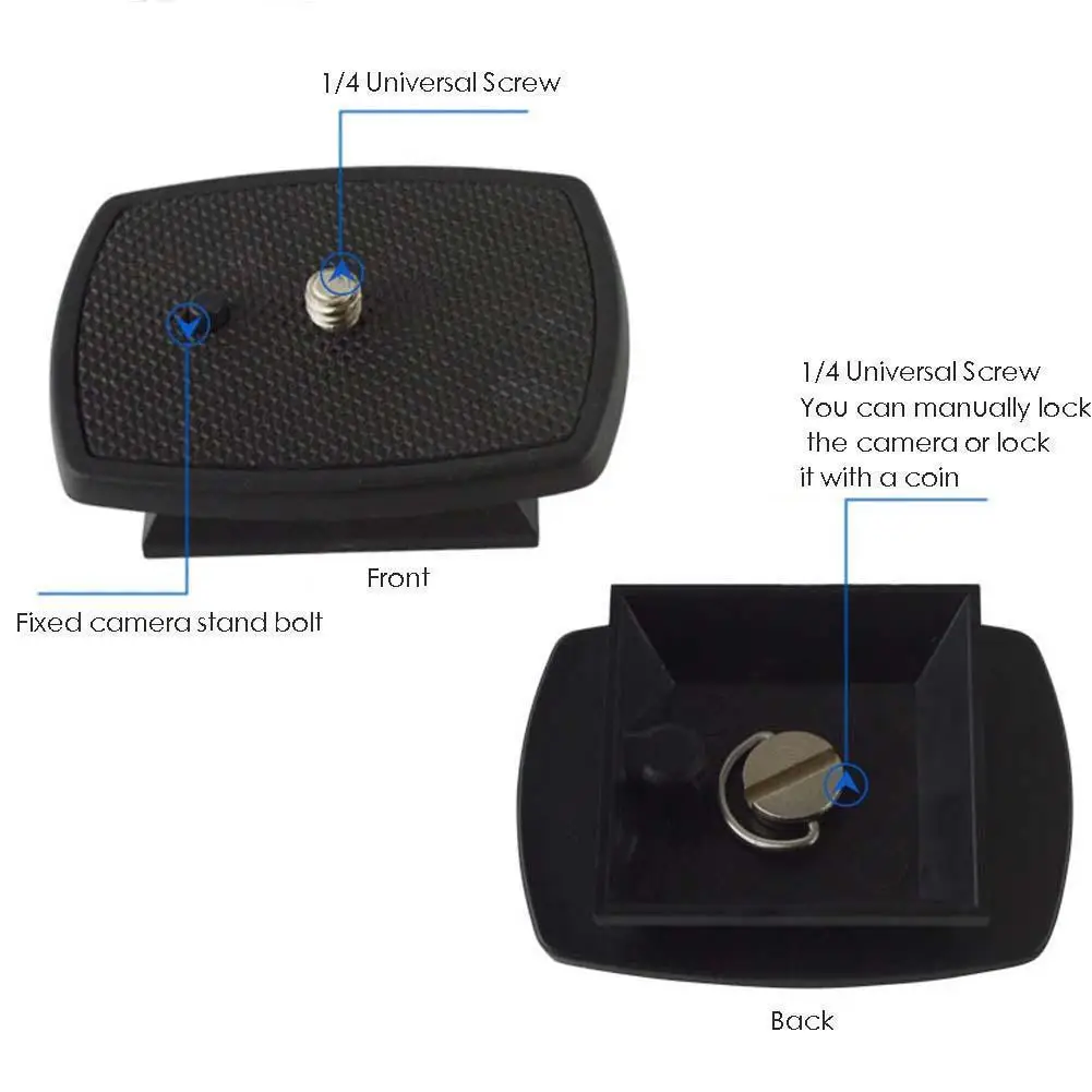 Tripod Quick Release Plate Screw Adapter Mount Head for DSLR SLR Digital Camera