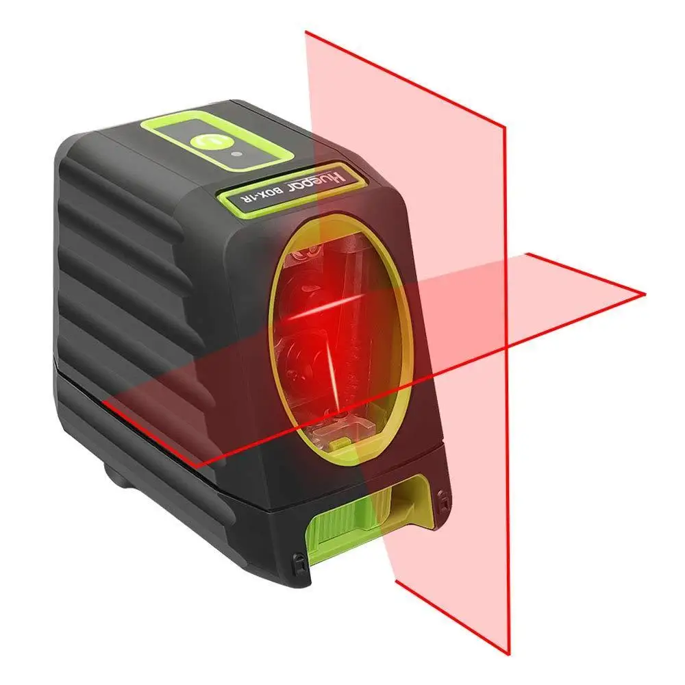 

Huepar BOX-1R Red Beam Cross Line Laser Level 150/130 Degree Vertical/Horizontal 635nm Self-leveling Laser Tool