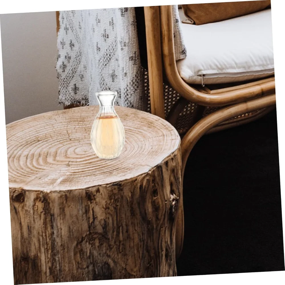 3pcs Aromatherapy Bottle Glass Essential Oils Housewarming Glass Covers for Drinks  Diffuser Round Diffuser Jars Glass Diffuser 4