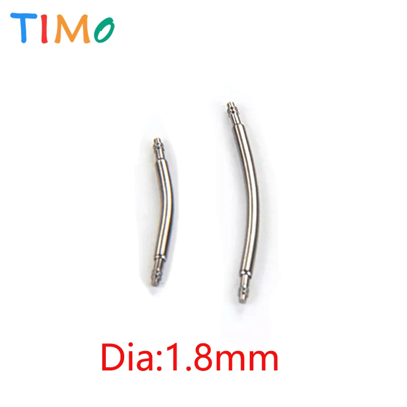 Premium Curved Spring Bars for Watch Straps - 20 Pack, Various Sizes