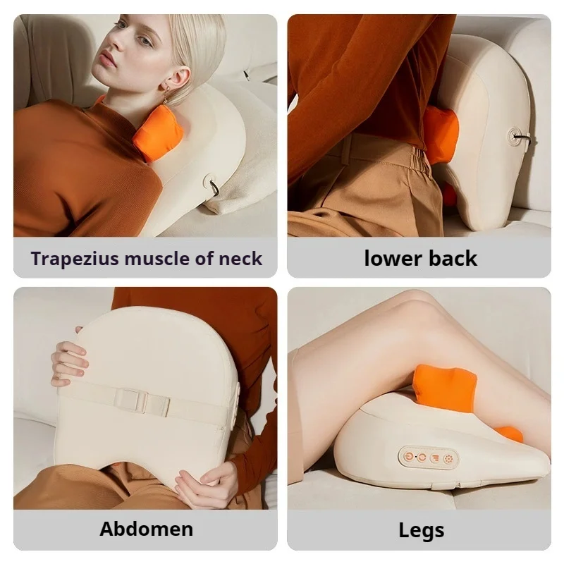 Wireless Electric Massage Pillow for Neck and Back Relief