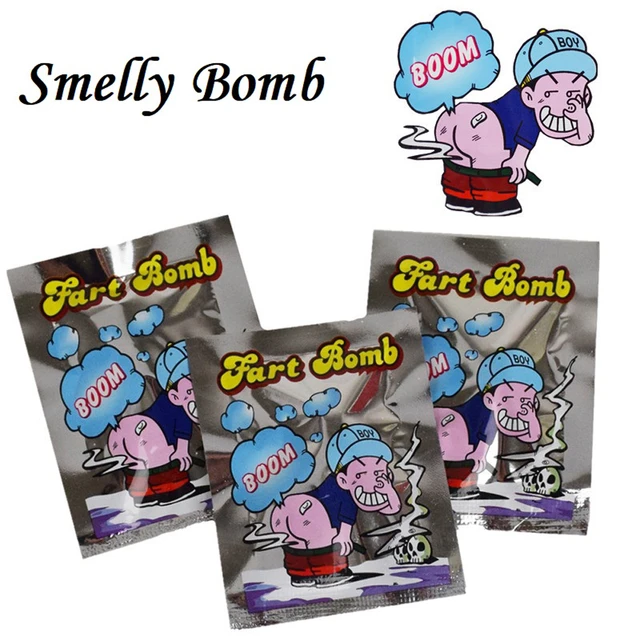 Juguete divertido y práctico de broma, bolsas de bomba de pedos, bomba de  Aroma, bomba fétida, novedad - AliExpress