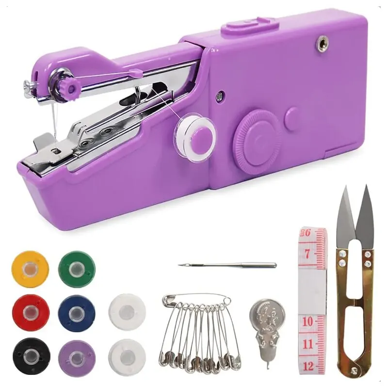 Hand-held Sewing Machine 23-piece Set Electric Portable For Home Quick Repair and Handicrafts sewing machine