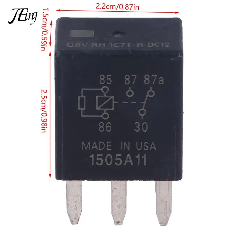 

1pc G8V-RH-1C7T-R-DC12 G8VRH1C7TRDC12 12V Automotive Relay SPDT 35A 12VDC 5Pins