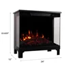 3-Sided Electric Fireplace Stove Heater LED Wi-Fi Alexa Google Remote Control Ambiance Auto Shut-Off Timer Vibrant Colors Smart 3
