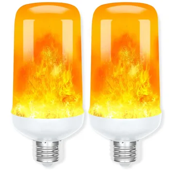 LED 불꽃 효과 전구, 깜박이는 에뮬레이션 장식 LED 램프, E27, E26, E14, B22, 85-265V, 220V, 110V, 12W