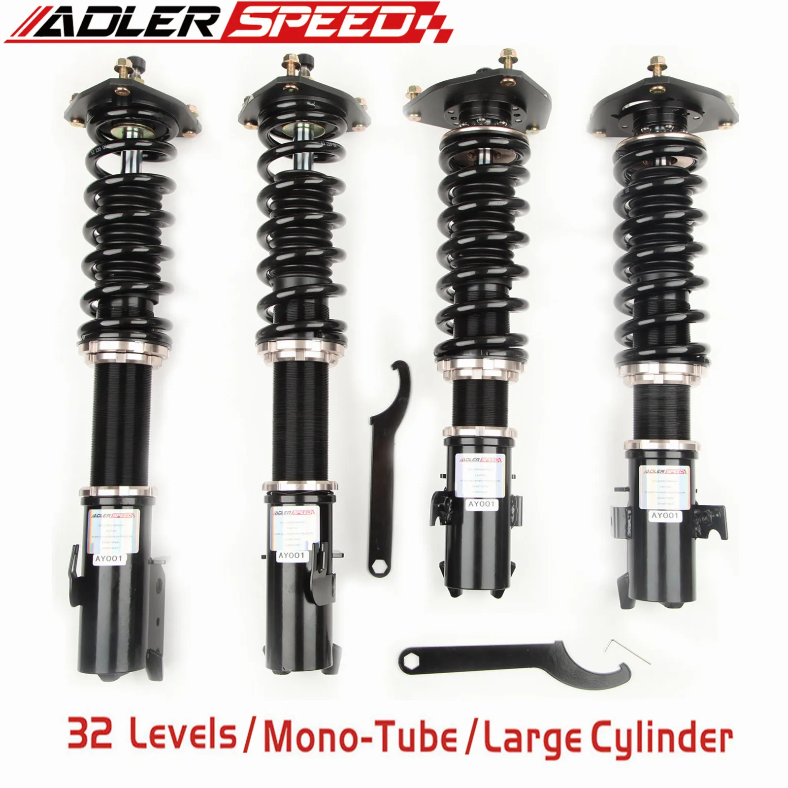 

Adlerspeed 32 Levels Mono Tube Coilovers Suspension Kit For 2003-2007 Subaru Forester (SG Chassis)
