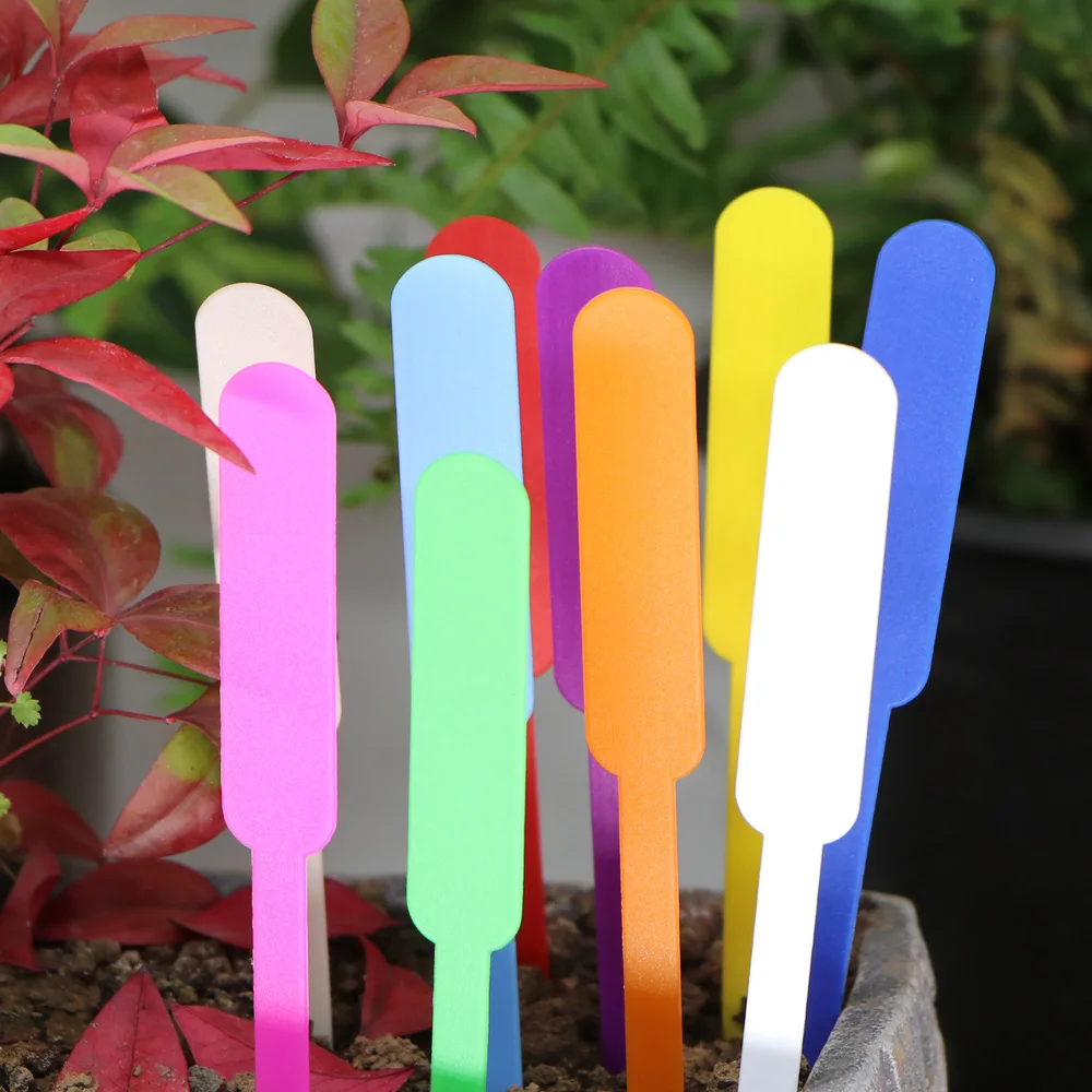 Garden Plant Tags Waterproof Plastic Labels Nursery Markers Flower Pots Seedling Sign Mark DIY Garden Decor Tools garden labels flower plant labels plant markers