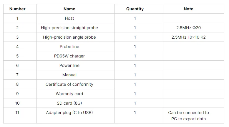 Portable Digital Ultrasonic Flaw Detector 0~10000mm Metal NDT Equipment Industry