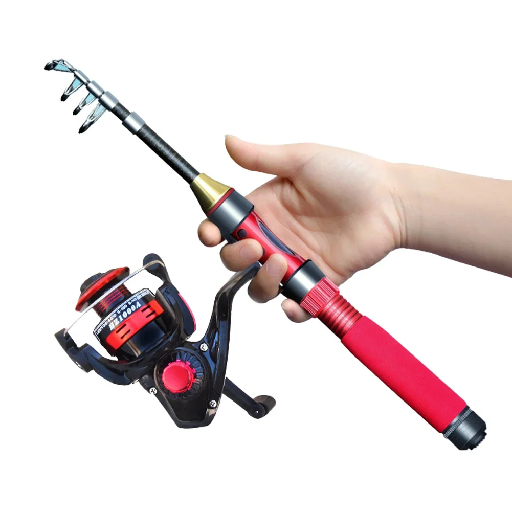 Description Picture 3 of item1/1.2/1.5M Portable Telescopic Fishing Rod Travel Spinning Fishing Rod Anti Slip Portable Sea Pole for Angler