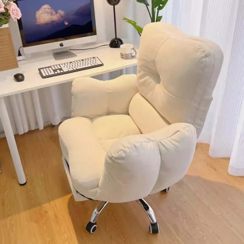 Ergonomic Comfy Office Chair Lift Swivel Gamer Caster Armrests Office Chair Wheel Recliner Chaise De Bureau Office Furniture