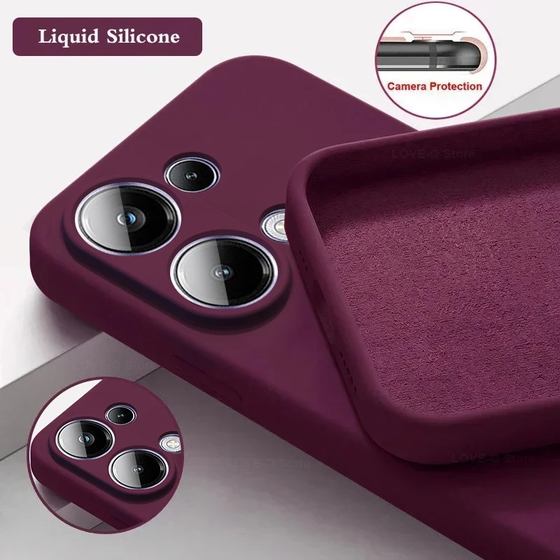 Silicone Solid Color Fall and Collision Protection Phone Case