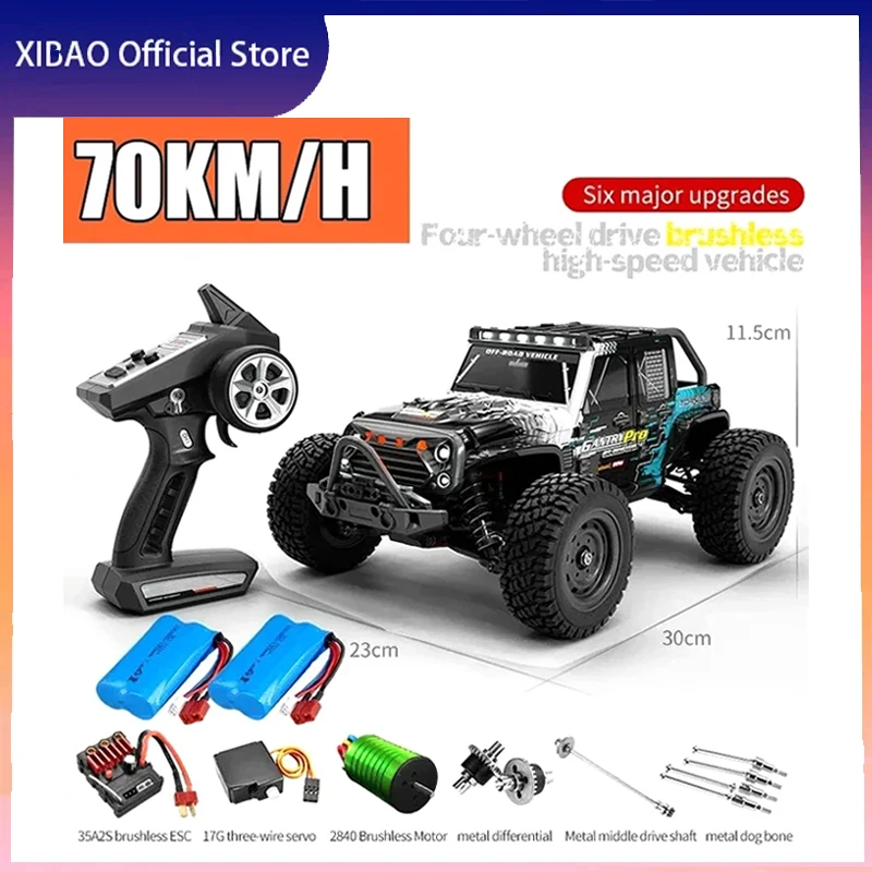 

Rc Cars 16103Pro 50km/h Or 75km/h With LED 1/16 Brushless Moter 4WD Off Road 4x4 High Speed Drift Monster Truck Kids Toys Gift