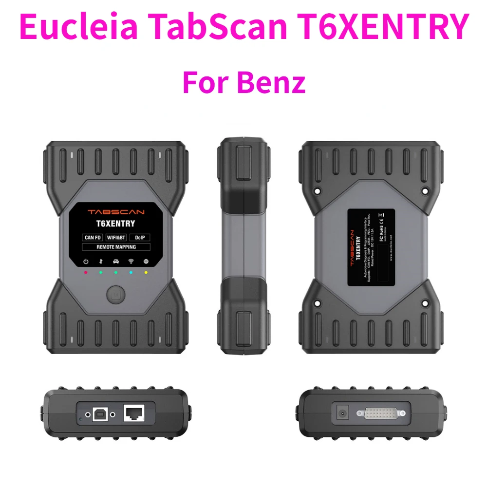 A + Eucleia TabScan T6XENTRY для диагностики Merc-edes и инструмента кодирования ECU с поддержкой протоколов CAN FD и Dolp PK MB STAR C3 C4 C5 C6