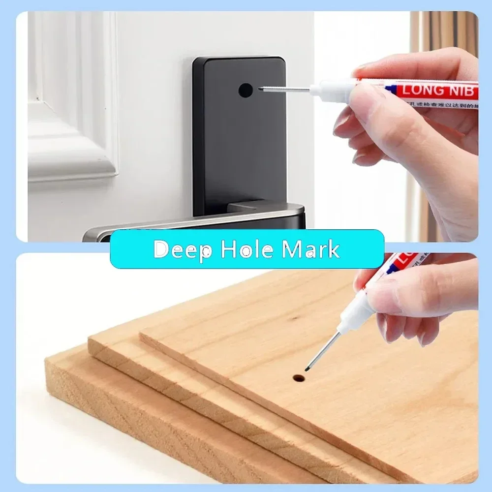 Pennarelli Per Fori Profondi - Set 7 Pezzi Con Punta Da 20mm Per Falegnameria E Fai Da Te - Foto 13