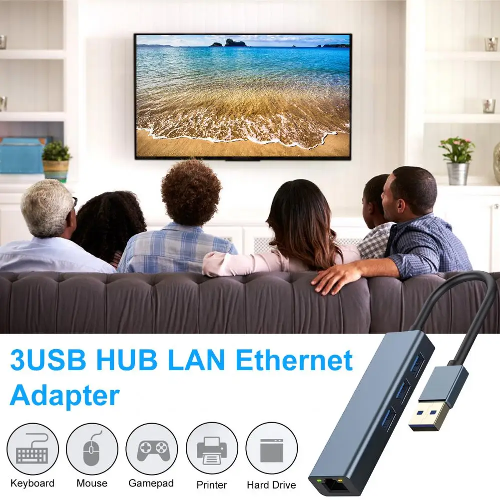 

Usb 3.0 Ethernet Adapter Usb 3.0 Ethernet Converter High-speed Usb 3.0 to Ethernet Adapter with Gigabit Network for Windows