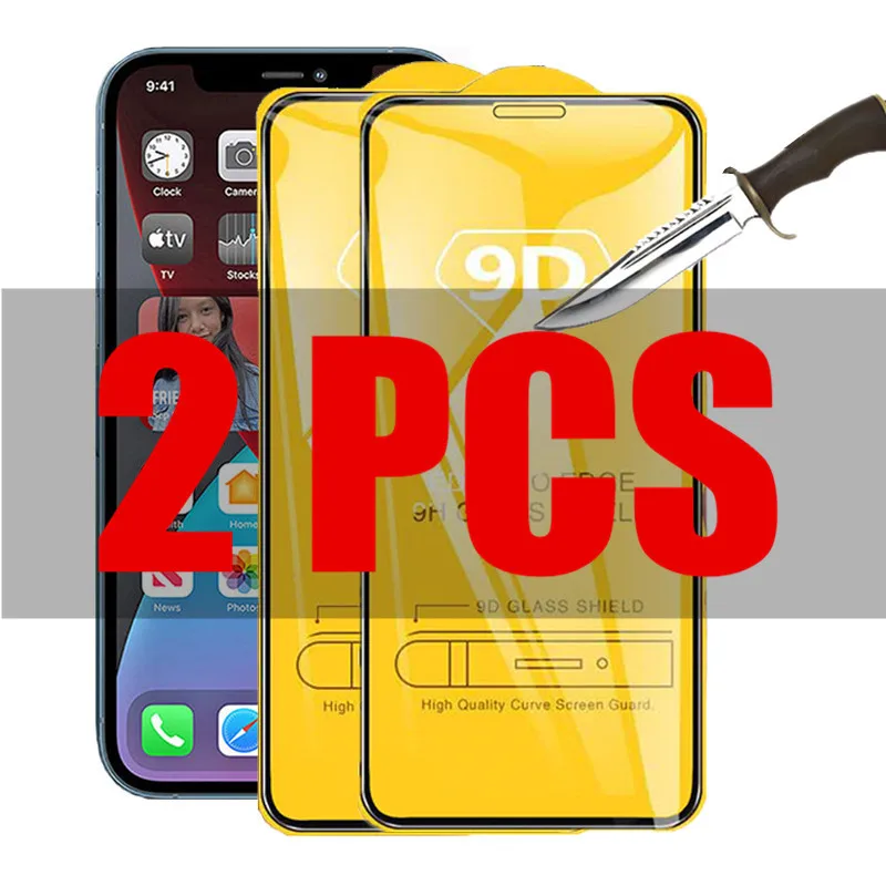 Per Iphone 14 Pro Max 2 Pz/Lotto 9D Vetro Temperato Per Iphone 14Pro Max Screen Protector Per Iphone 14 Pro Film Per Iphone 14 Plus