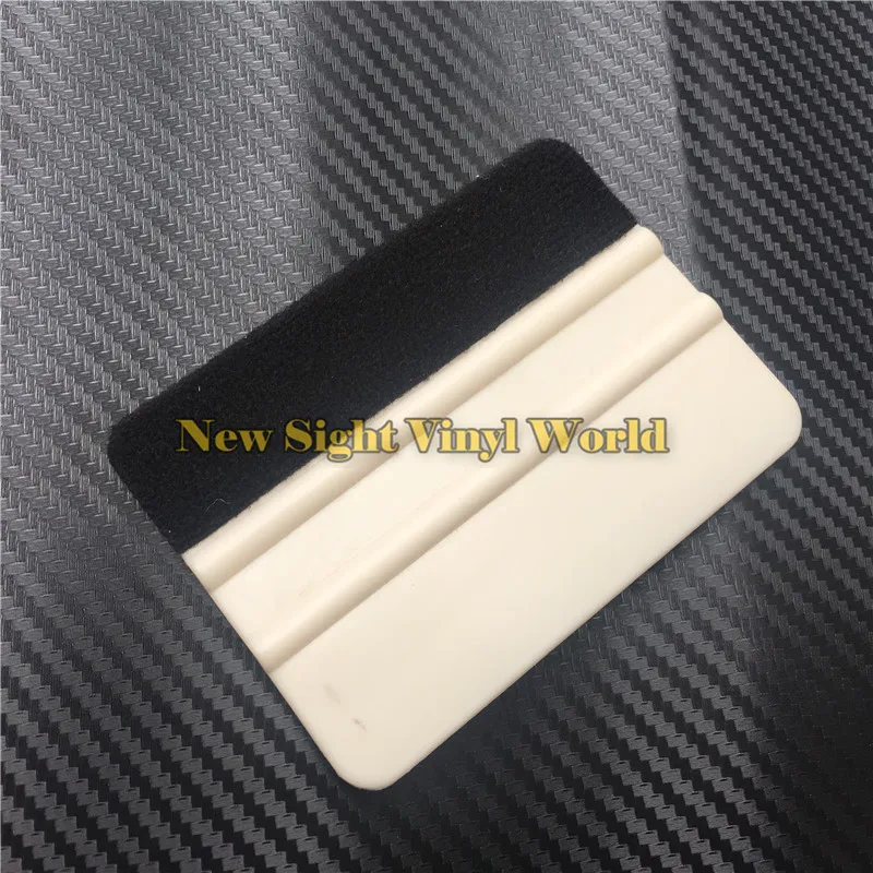 100 pcs/Lot Car Application Tools White Felt Squeegee For Car Wrapping