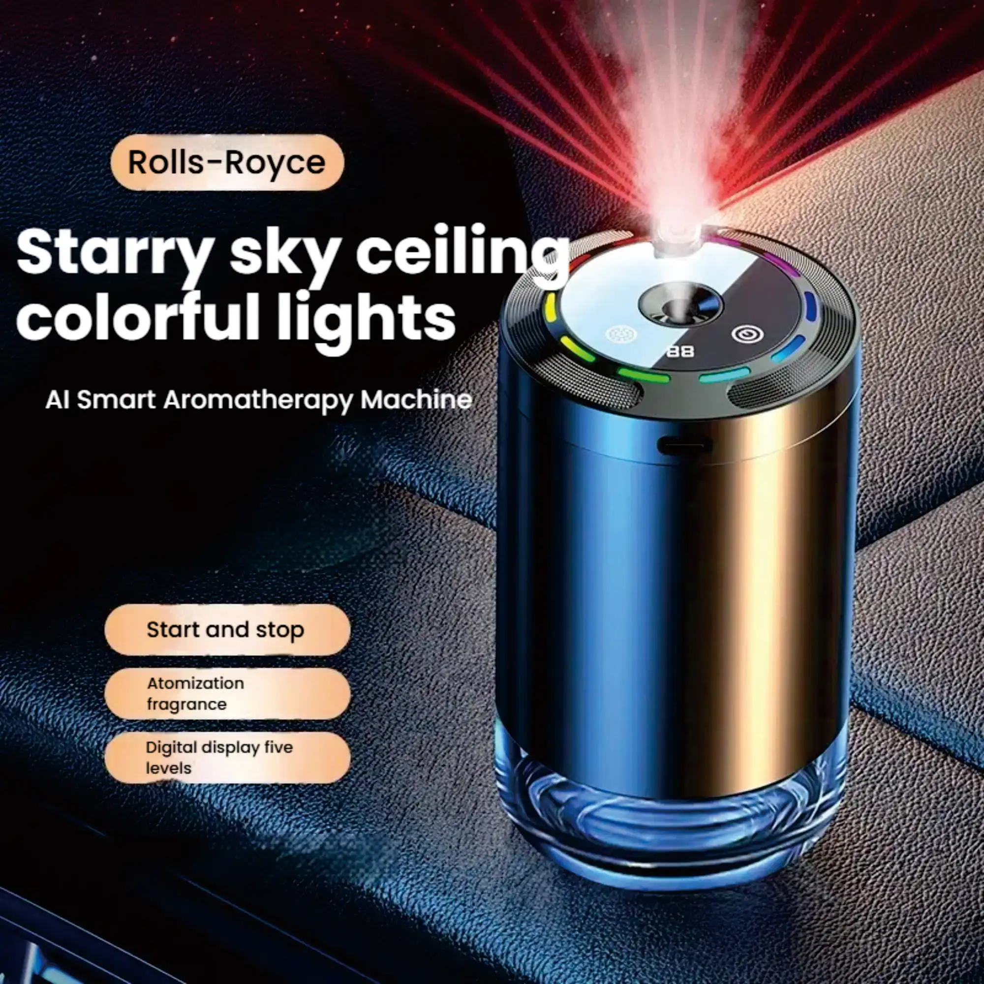 آلة الروائح المثبتة على السيارة، آلة الروائح اللاس...