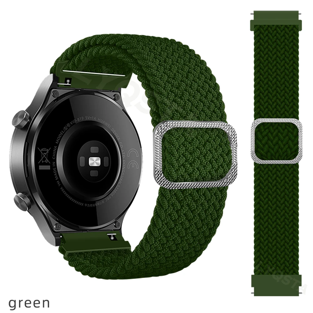 Premium 22mm Nylon Smartwatch Band Bracelet
