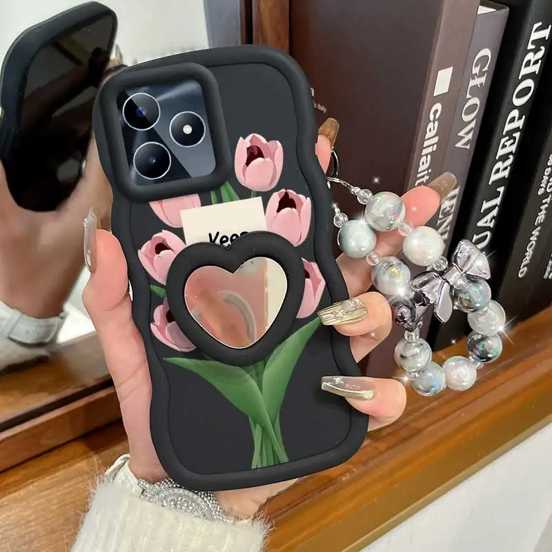 Stay Happy Phone Accessory Set: Case, Lanyard & Stand - 3-Piece Bundle