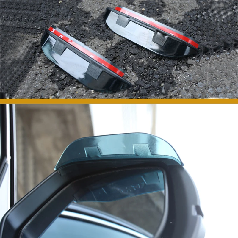 My Good Car Car rear Rearview Side glass Mirror trim frame Rain Shield Sun Visor Shade eyebrow 2pcs For Honda CRV CR-V 2012-
