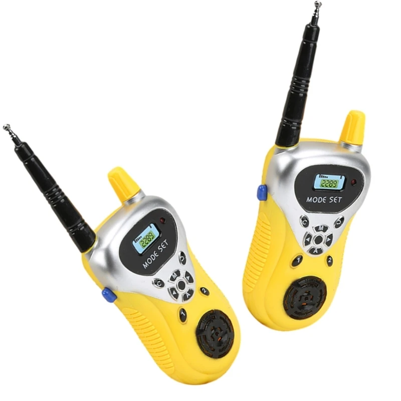 Toddlers Walkie Talkie Intercom Toy Operated Portable Walkie Talkie Indoor Outdoor Kids Camping Outdoor Toy